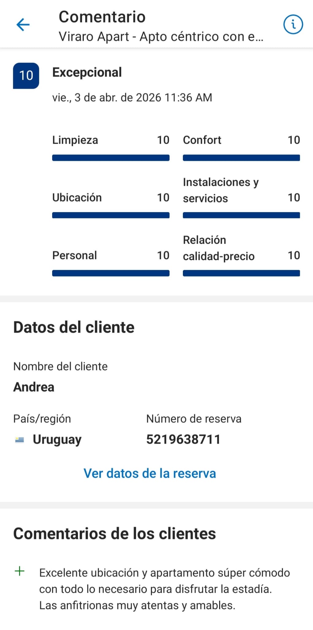 Reseña Booking